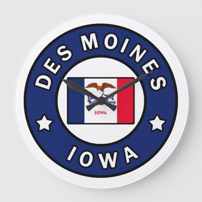 Relógio Grande Des Moines Iowa (Frente)