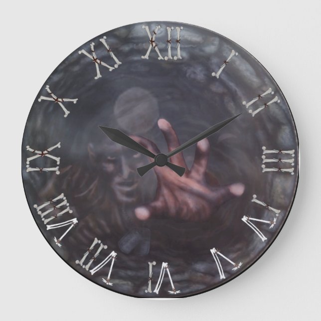 Relógio Grande Desejando bem 2 (água) (Frente)