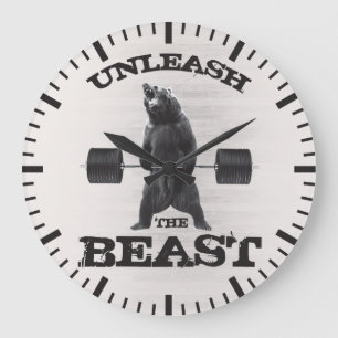 Relógio Grande Desencadeie a motivação do Gym do animal