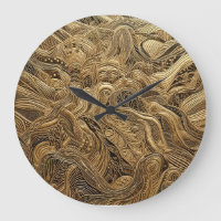 Design de abstrato Dourado dimensional