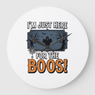 Relógio Grande Design de Camisa de Fantasma Vintage Boos de Hallo