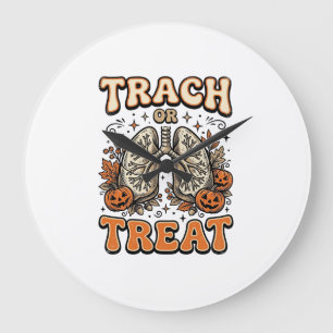 Relógio Grande Design de Enfermeira de Halloween Traqueostomia Do