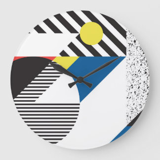 Relógio Grande Design de Fundo do Estilo Moderno Retroativo