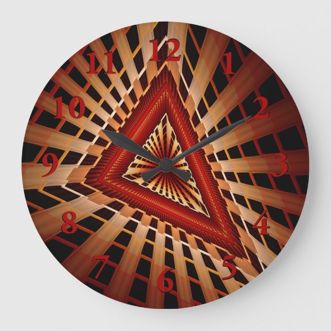 Relógio Grande design de Gráfico Frágil Moderno de Rede Fantástic (Frente)