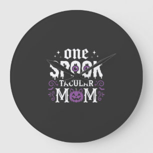 Relógio Grande Design de Mãe Espetacular de Halloween_1