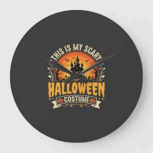 Relógio Grande Design de vetor de fantasia assustadora de Hallowe
