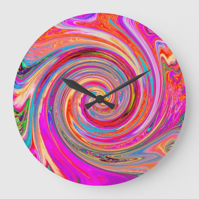 Relógio Grande Design do dispositivo retrorreflector do arco-íris (Frente)