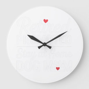 Relógio Grande Design do Gráfico de Borda Retroativa Collie Sunbu