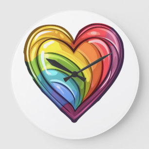 Relógio Grande design orgulho gay