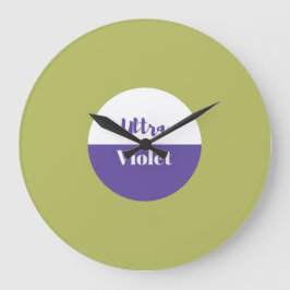 Relógio Grande Design pantone 2018 ultravioleta