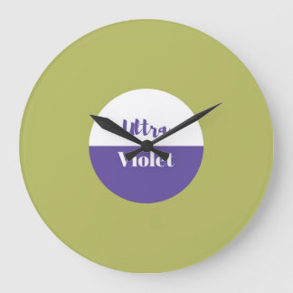 Relógio Grande Design pantone 2018 ultravioleta