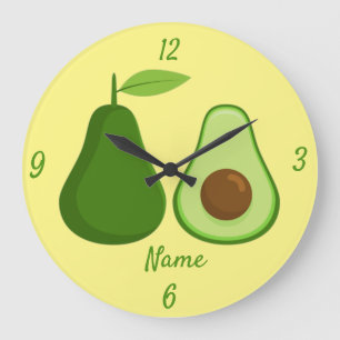 Relógio Grande Design Thunder_Cove do Avocado Lover