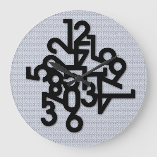 Relógio Grande Desordem do número (Frente)