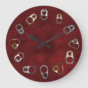 Relógio Grande Detector Metálico Tabuleiros de Puxação Tesoura