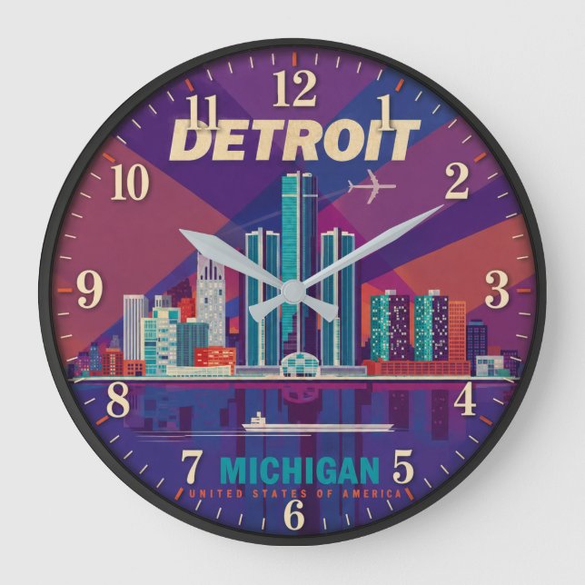 Relógio Grande  Detroit Michigan (Frente)