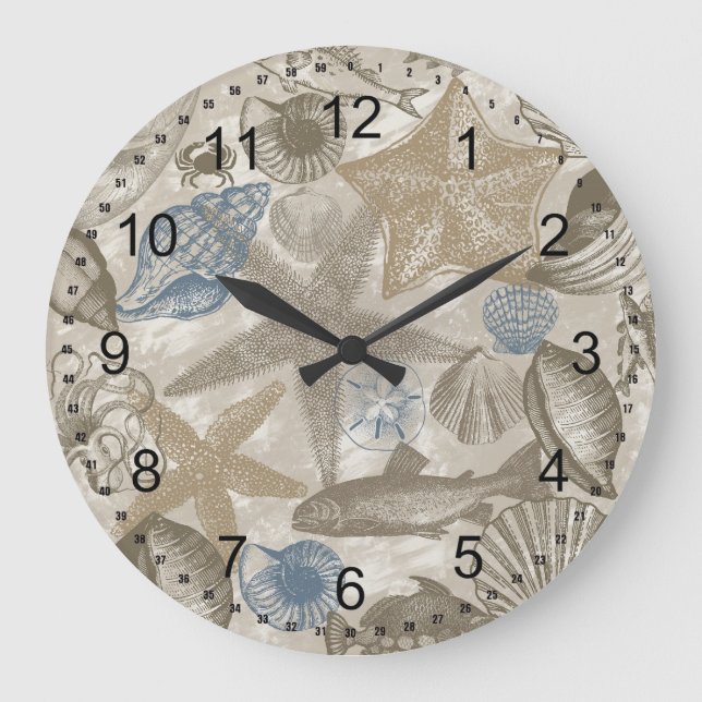 Relógio Grande Dia da praia (Frente)