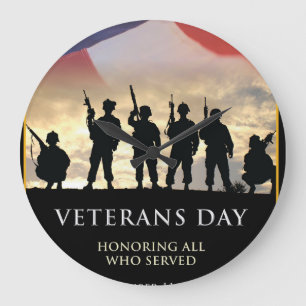 Relógio Grande Dia dos Veteranos EUA
