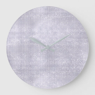 Relógio Grande Diamante roxo de prata cinzento do Sequin Sparkly