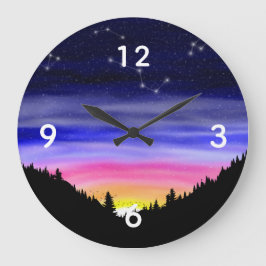 Relógio Grande Diamond Night Large Clock