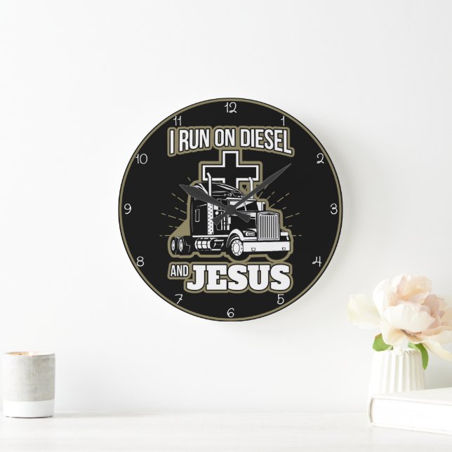Relógio Grande Diesel e Jesus Trucker (Lar)