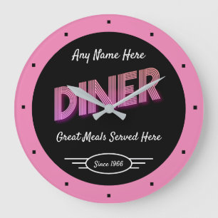 Relógio Grande Dinheiro qualquer nome desde a data Retro parece p