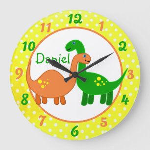 Relógio Grande Dinossauros