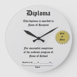 Relógio Grande Diploma