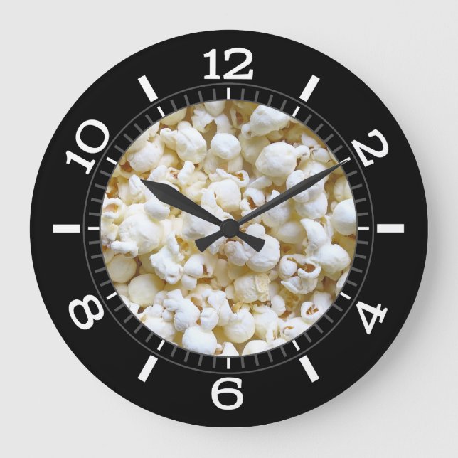 Relógio Grande Discagem de Fotografia de Pipoca em um (Frente)