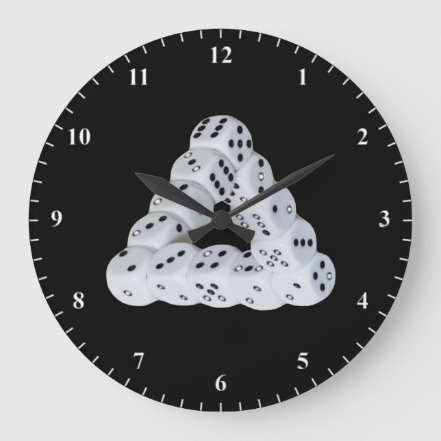 Relógio Grande Disco de ilusão óptica (Frente)