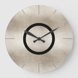 Relógio Grande Disco de Registro Platinum de Música Trendente