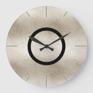 Relógio Grande Disco de Registro Platinum de Música Trendente