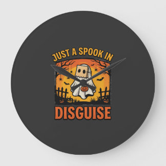 Relógio Grande Disfarce de Fantasma de Halloween