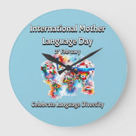Relógio Grande Diversidade linguística. Língua materna internacio