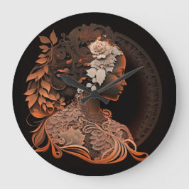 RELÓGIO GRANDE DIVINE FEMININA Nº 1 CLOCK