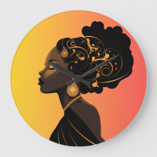 RELÓGIO GRANDE DIVINE FEMININA Nº 3 CLOCK