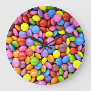 Relógio Grande Doces Coloridos