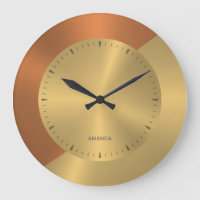Dourado Metálico Cobre Personalizado Tela Dividida
