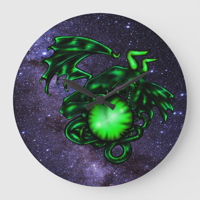 Relógio Grande Dragon Eye Wall Clock (Frente)