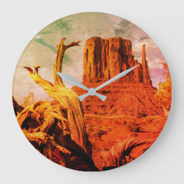 Relógio Grande Dreamscape Southwest desert clock