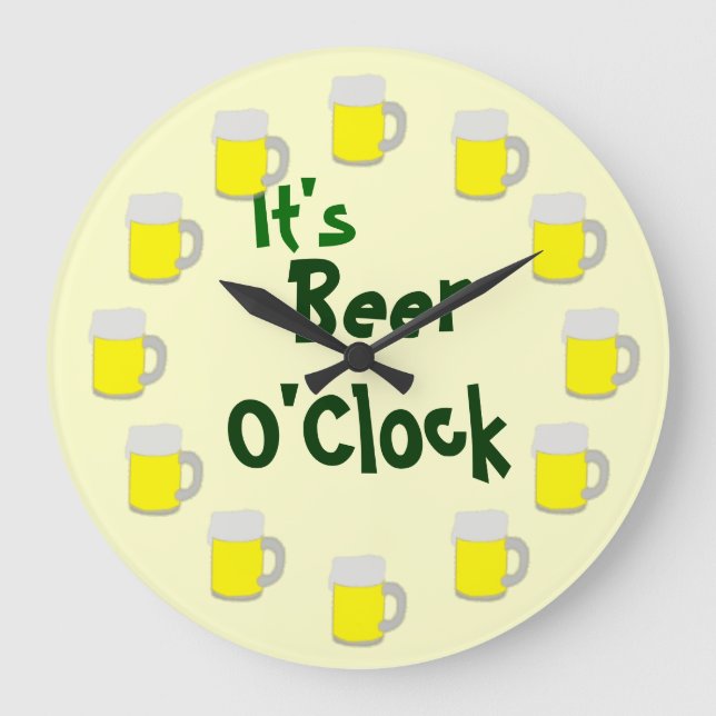 Relógio Grande É hora da cerveja (Frente)