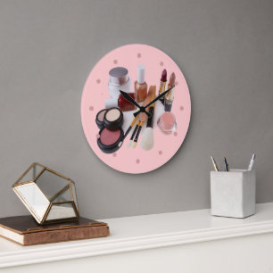 Relógio Grande É Hora De Maquiagem Em Algum Lugar
