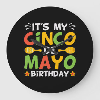 Relógio Grande É o meu Cinco de Mayo Aniversário