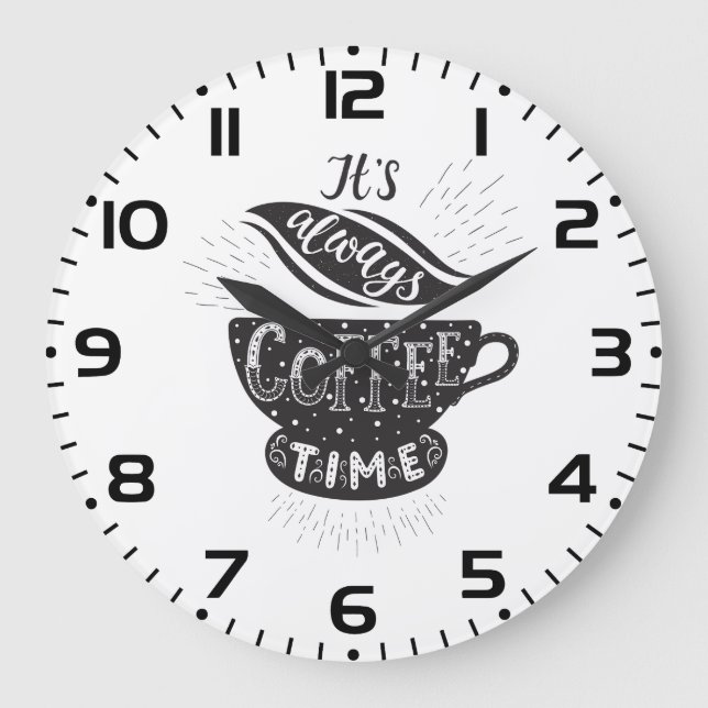 Relógio Grande É Sempre Hora do Café (Frente)