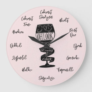 Relógio Grande É Vinho OH