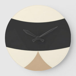 Relógio Grande Earth Geometry Journal – wall art and decor clock 