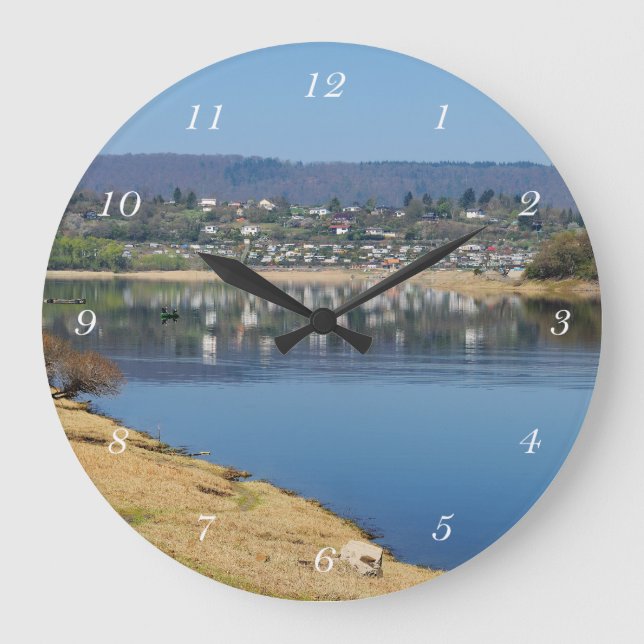 Relógio Grande Edersee baía com Bringhausen (Frente)