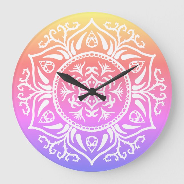 Relógio Grande Edição Especial Rosenn Mandala (Frente)
