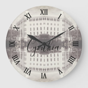 Relógio Grande Edifício dos correios vintage Argélia Argel