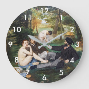 Relógio Grande Edouard Manet - Almoço na Relva
