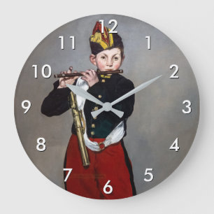 Relógio Grande Edouard Manet - O Jovem Flautista